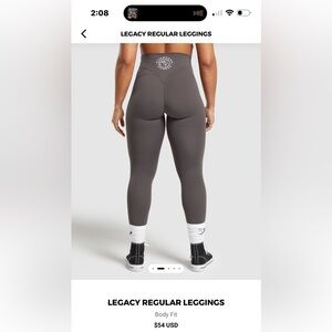 Gym shark legacy leggings gray